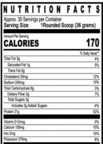 Whey dose whey protein  Size 1070g  30 servings - Image 2
